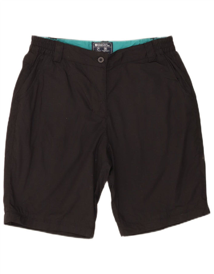 Mountain Warehouse Γυναικείο σορτς Chino UK 10 Small W28 μαύρο πολυεστέρα