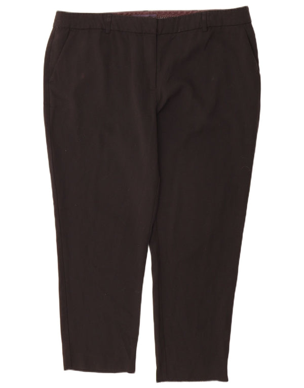 Marks & Spencer Γυναικείο Slim Suit Παντελόνι UK 18 XL W36 L26 μαύρο πολυεστέρα