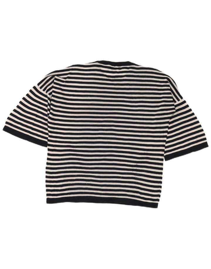 BENETTON Γυναικεία μπλούζα με μανίκια 3/4 τοπ 10 Small Navy Blue Nautical