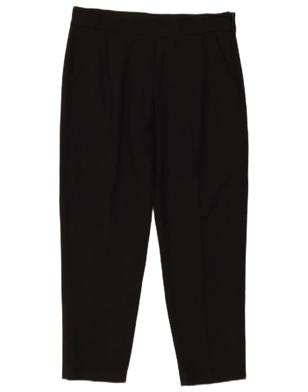 Γυναικείο Cropped Παντελόνι French Connection UK 12 Medium W32 L26 Black