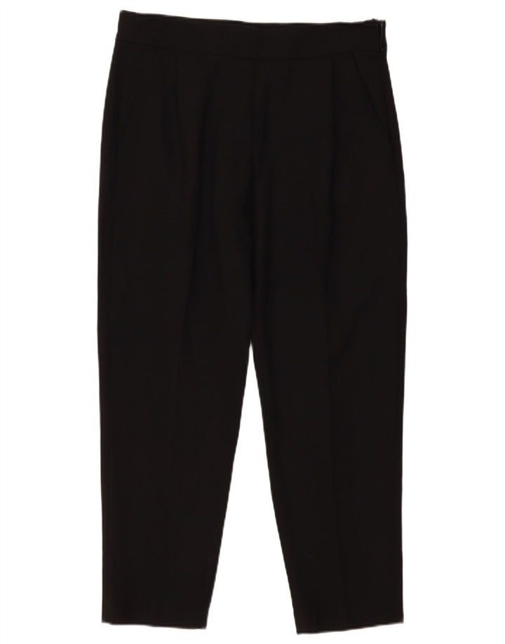 Γυναικείο Cropped Παντελόνι French Connection UK 12 Medium W32 L26 Black