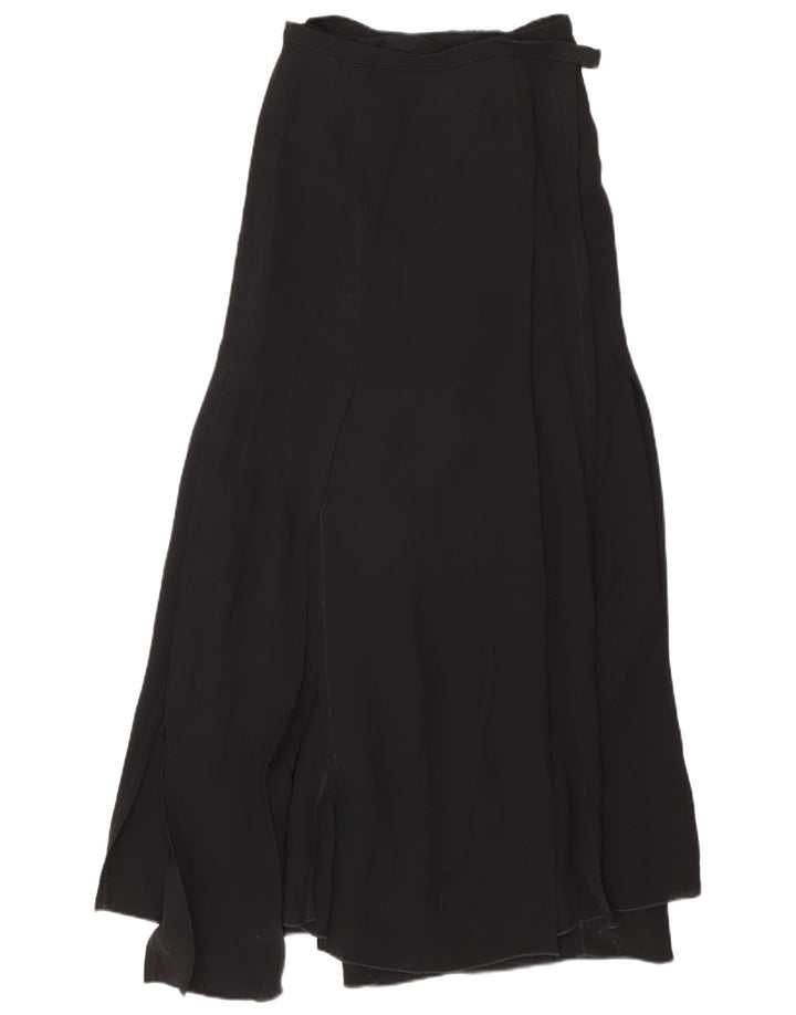 Gianfranco Ferre Γυναικεία Maxi Wrap Φούστα IT 42 Medium W28 Black Viscose