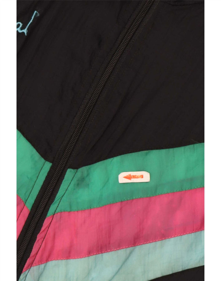 Ανδρική φόρμα Creation Top Jacket XL Black Colourblock Polyamide