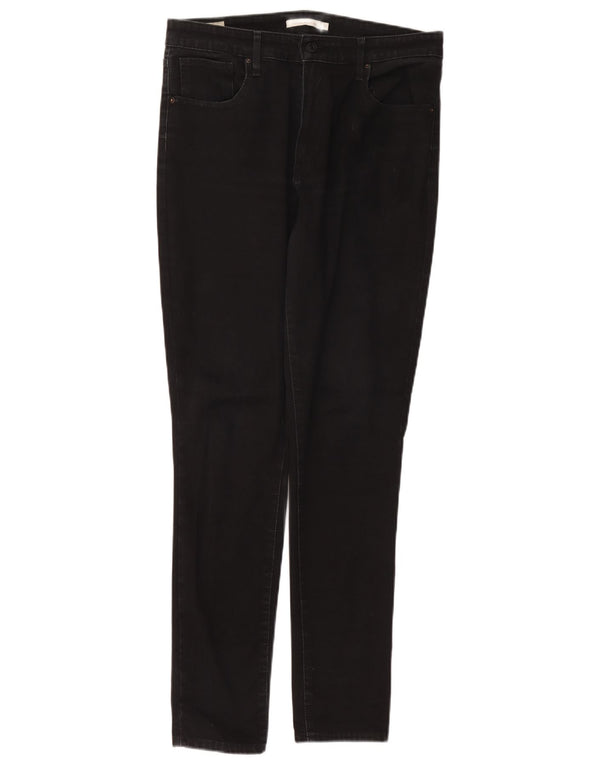 Levi's Womens 721 High Rise Skinny Jeans W32 L30 Μαύρο