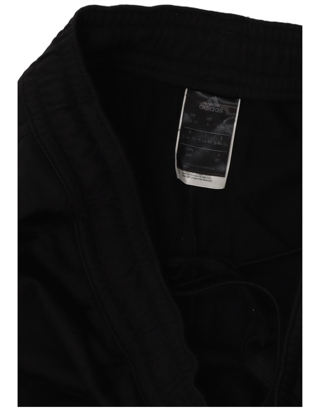 Γυναικεία αθλητική φόρμα Adidas Παντελόνι UK 8/10 Small Black Polyester