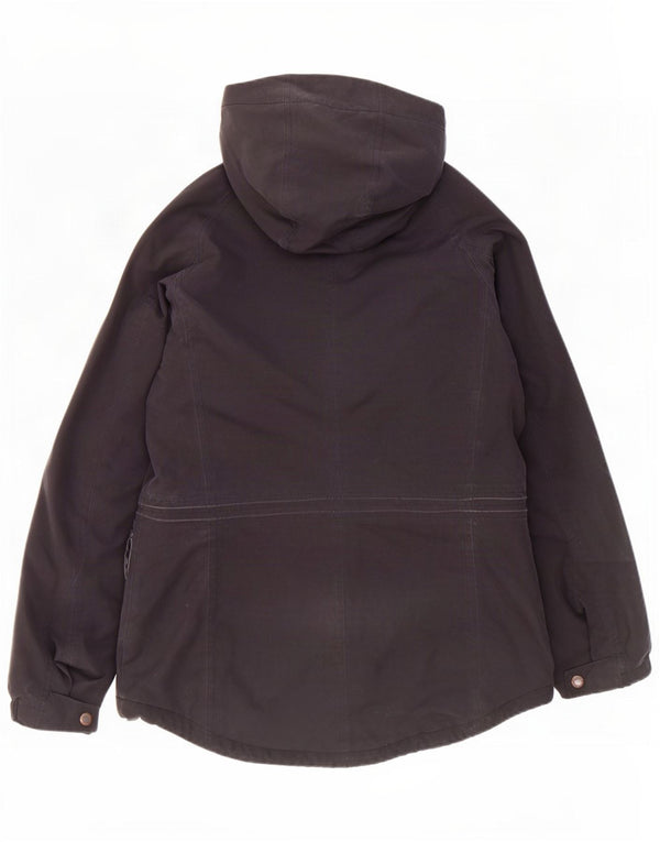 Barbour Mens Hooded Windbreaker Jacket UK 36 Small Navy Blue Polyester
