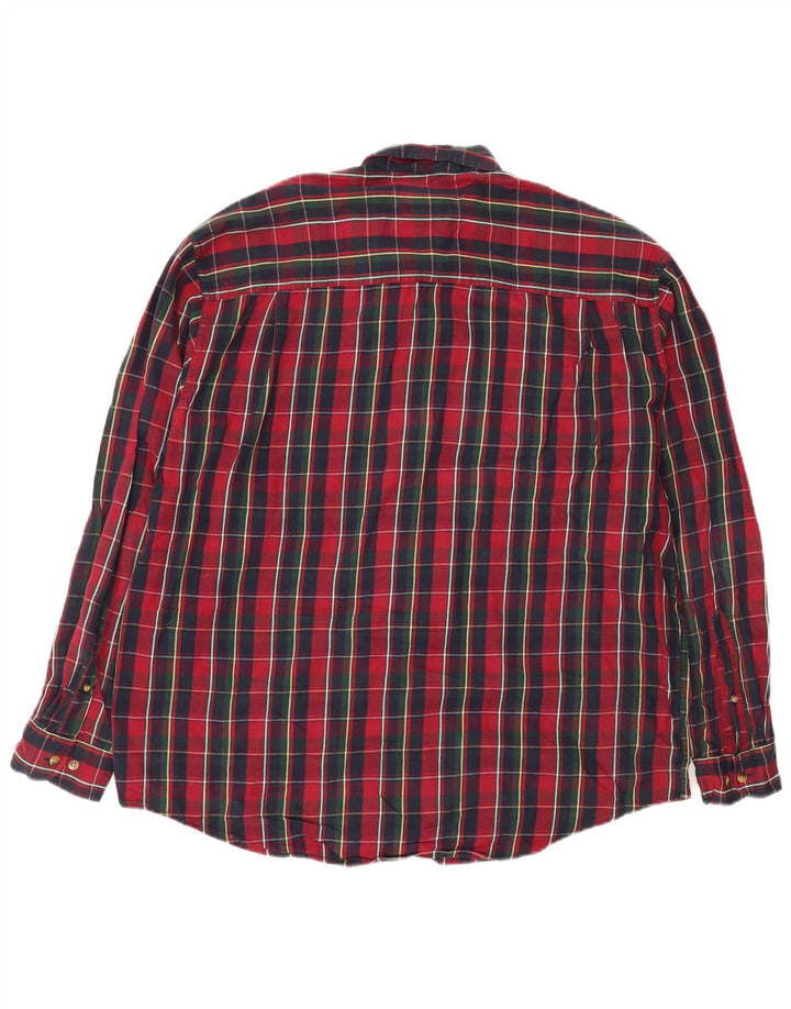 EDDIE BAUER Ανδρικό φανελένιο πουκάμισο μεγάλο κόκκινο βαμβακερό