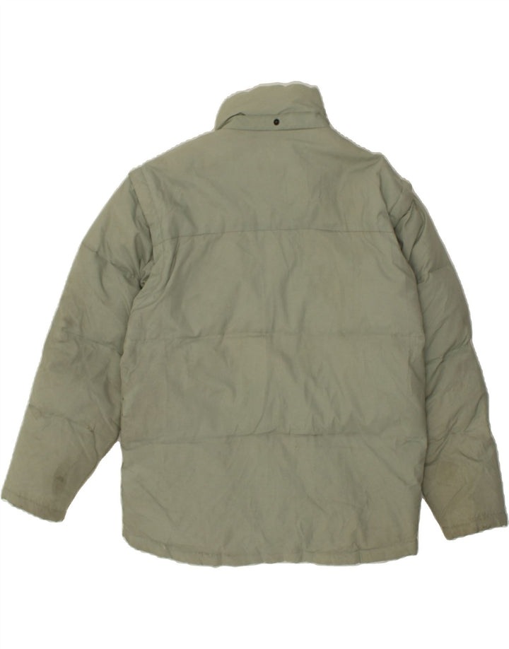 FILA Mens Hooded Padded Jacket UK 36 Small Green Polyamide | Vintage Fila | Thrift | Second-Hand Fila | Used Clothing | Messina Hembry 