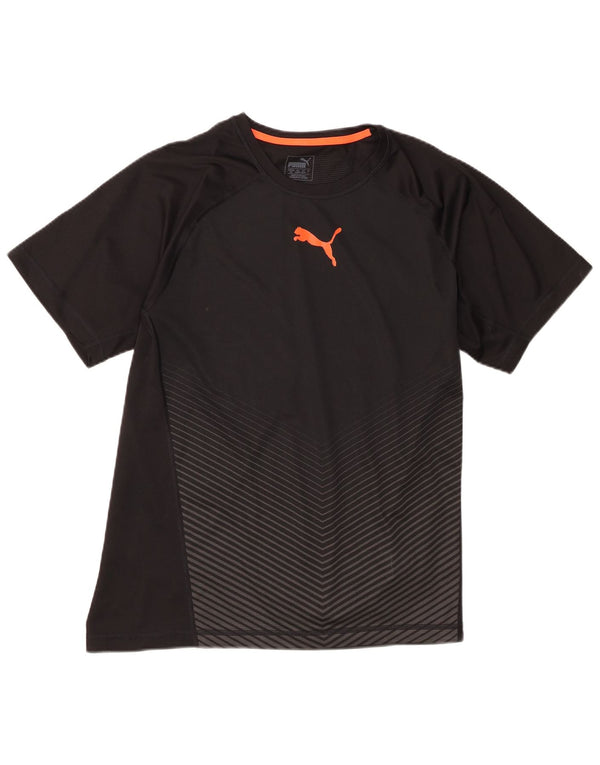 Ανδρικό T-Shirt Puma Top Large Black Colourblock Πολυεστέρας
