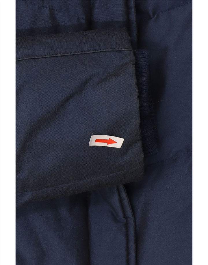 Woolrich Γυναικείο μπουφάν UK 16 Large Navy Blue από βαμβάκι