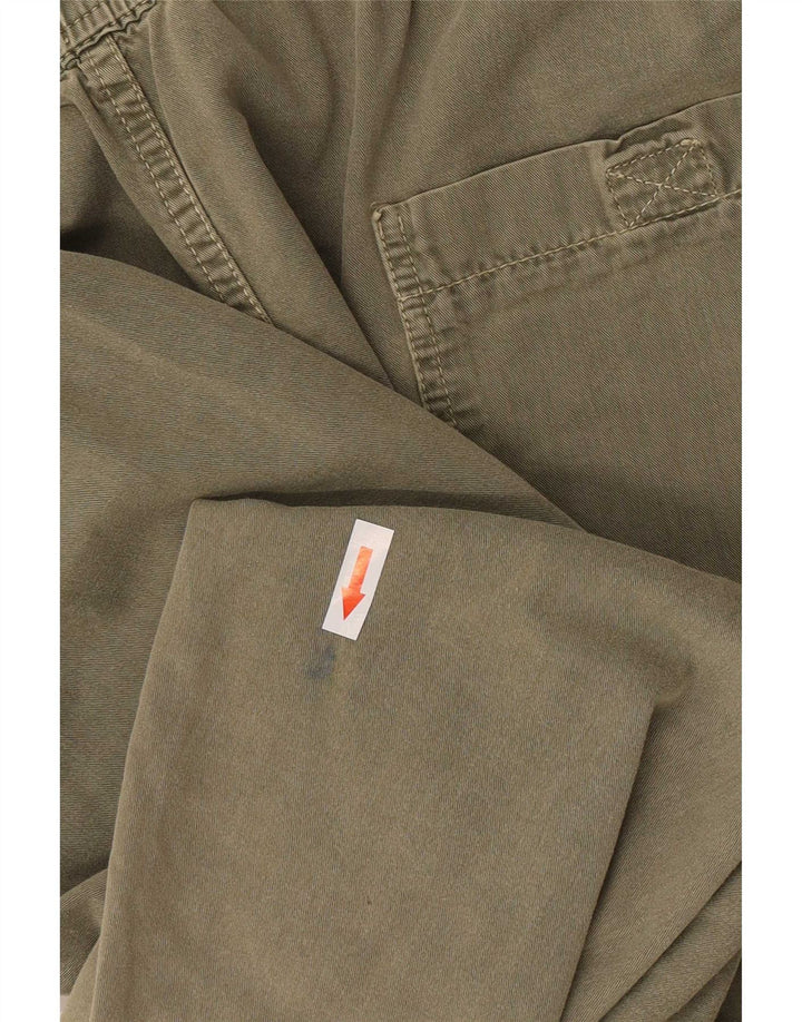 Carrera Ανδρικό σορτς Chino Regular XL W38 Χακί βαμβακερό