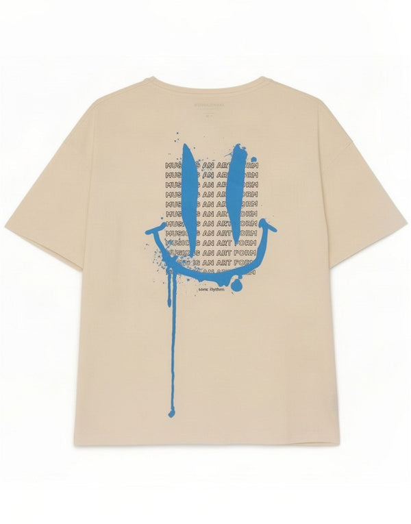 Jack & Jones Mens Graphic T-Shirt Top Medium White Cotton