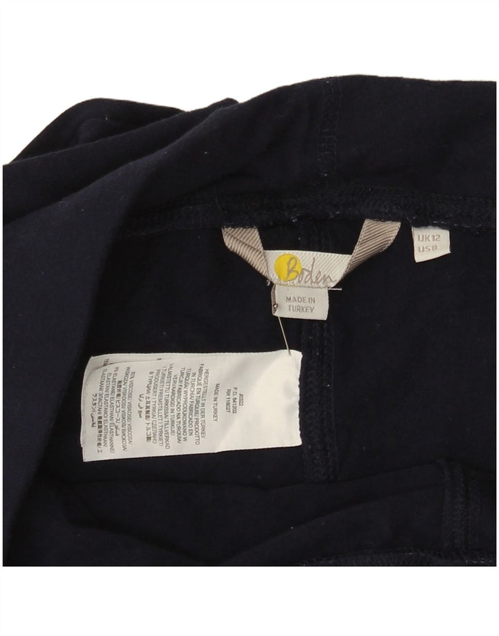 Boden Γυναικεία κολάν Capri UK 12 Medium Navy Blue Viscose