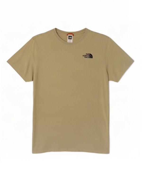 Ανδρικό γραφικό T-Shirt North Face Top Medium Khaki Cotton