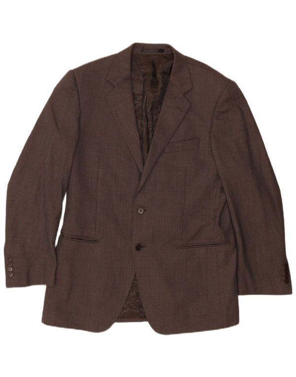 Marks & Spencer Ανδρικό σακάκι blazer UK 40 μεσαίου καφέ μαλλί