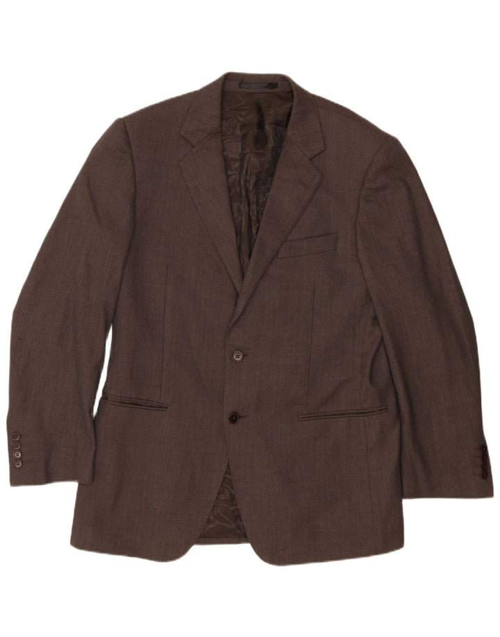 Marks & Spencer Ανδρικό σακάκι blazer UK 40 μεσαίου καφέ μαλλί