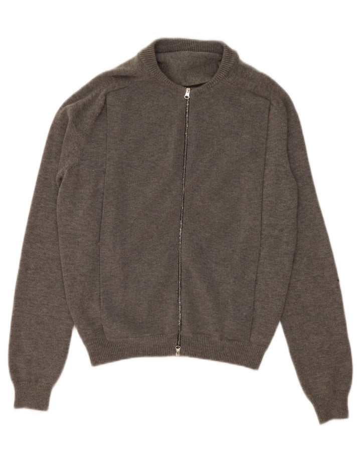 CERRUTI 1881 Mens Cardigan Sweater Medium Grey