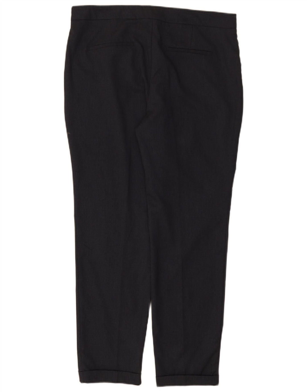 Zara Γυναικείο Slim παντελόνι Chino EU 40 Medium W30 L27 Navy Blue Polyester