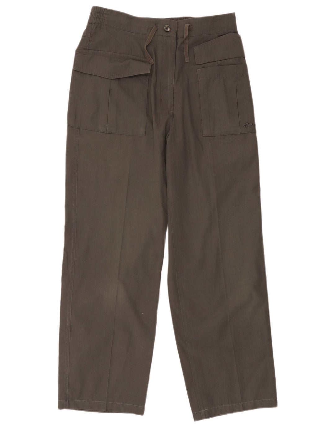 Lotto Γυναικείο Cropped Παντελόνι UK 12 Medium W30 L25 Grey Polyester