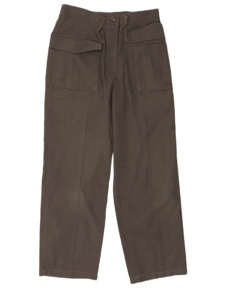 Lotto Γυναικείο Cropped Παντελόνι UK 12 Medium W30 L25 Grey Polyester