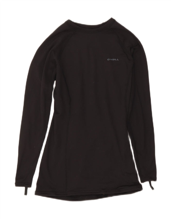 O'Neill Womens Performance Fit Top Long Sleeve UK 14 Large Black Nylon