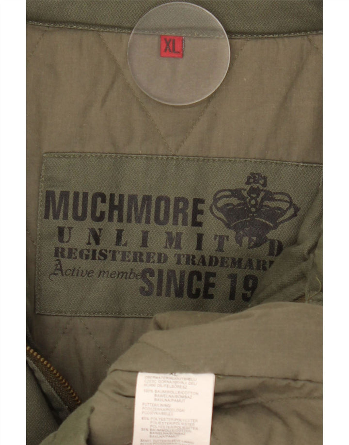 Ανδρικό Military Jacket Muchmore UK 42 XL Khaki Cotton
