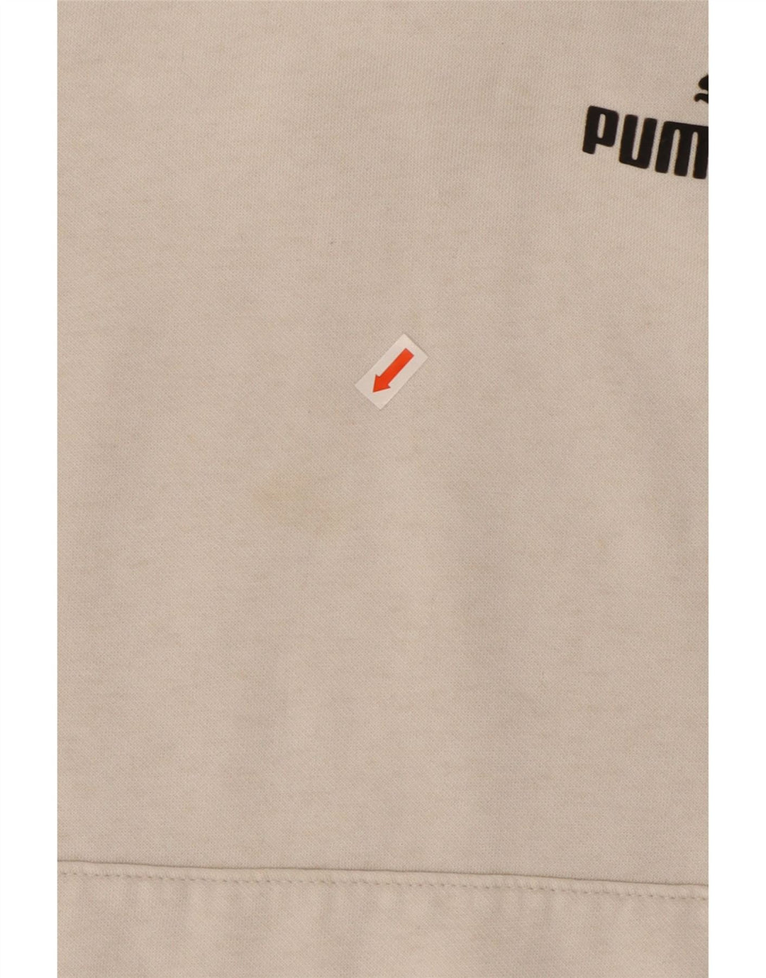Puma Γυναικείο Hoodie Jumper UK 12 Medium White Polyester
