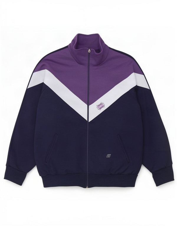 Ανδρική αθλητική φόρμα Wagner Moden Top Jacket Large Navy Blue Colourblock