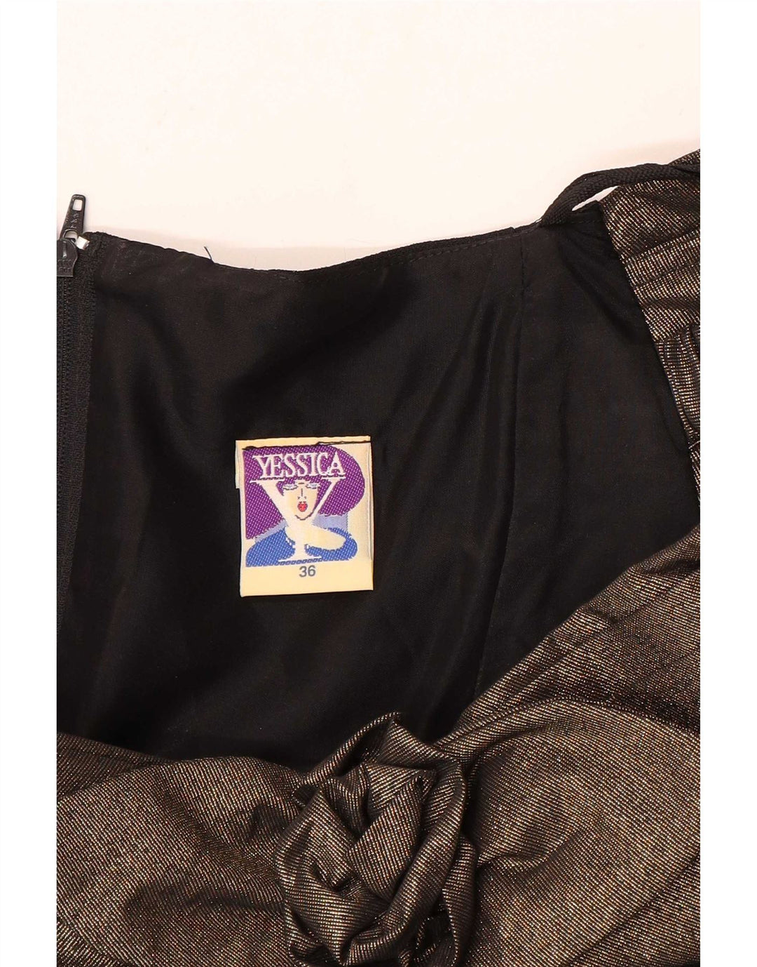 Γυναικείο φόρεμα Yessica Off Shoulder EU 36 Small Black Colourblock Polyester
