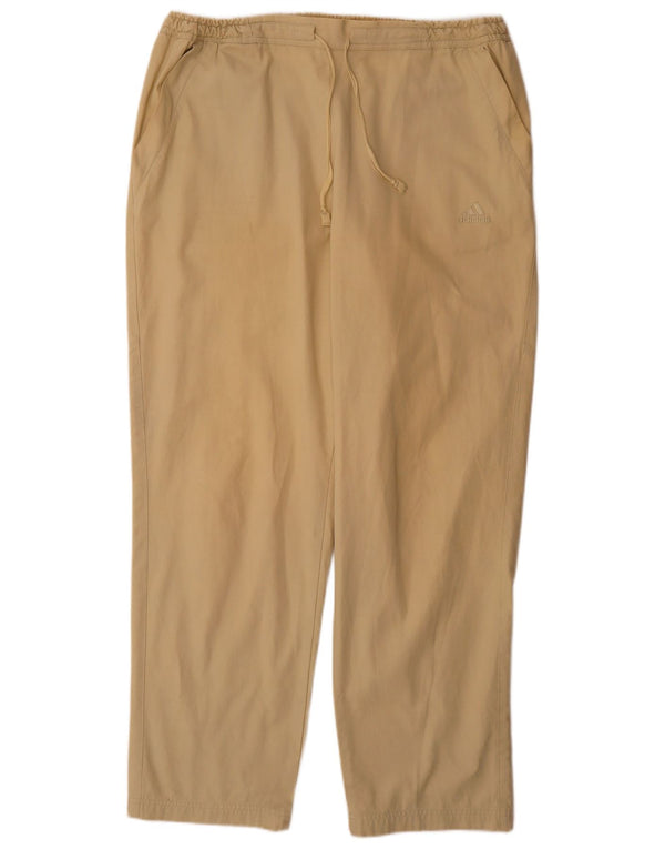 Ανδρικό ίσιο παντελόνι Chino Adidas W40 L32 Μπεζ βαμβακερό