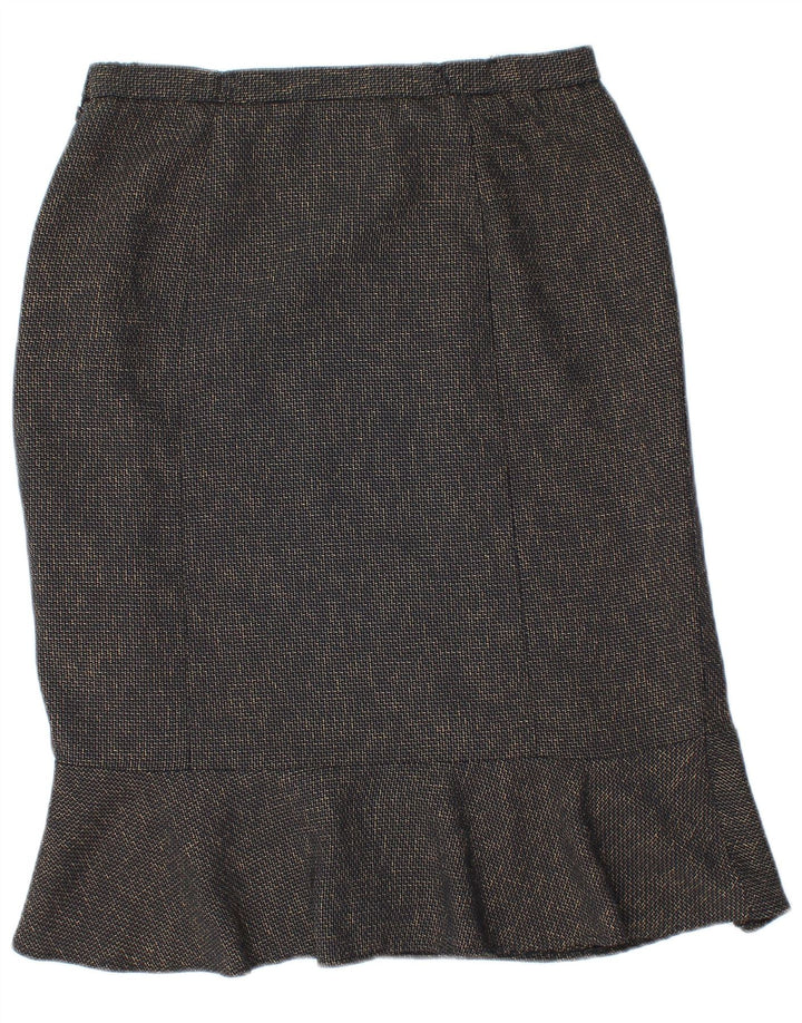 Eastex Γυναικεία Τρομπέτα Φούστα UK 12 Medium W30 Navy Blue Polyester