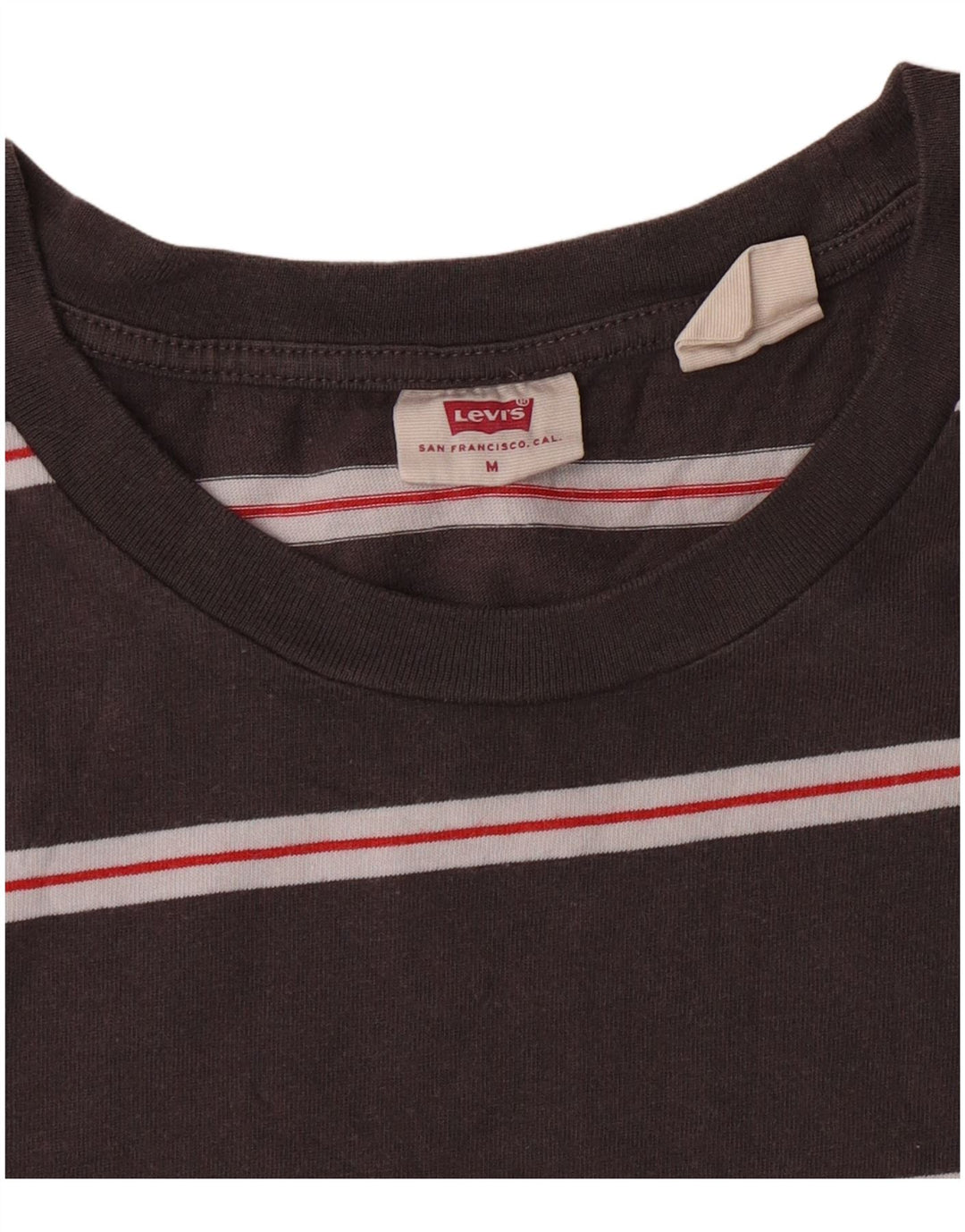 Γυναικείο T-Shirt Levi's Top UK 14 Medium Grey ριγέ