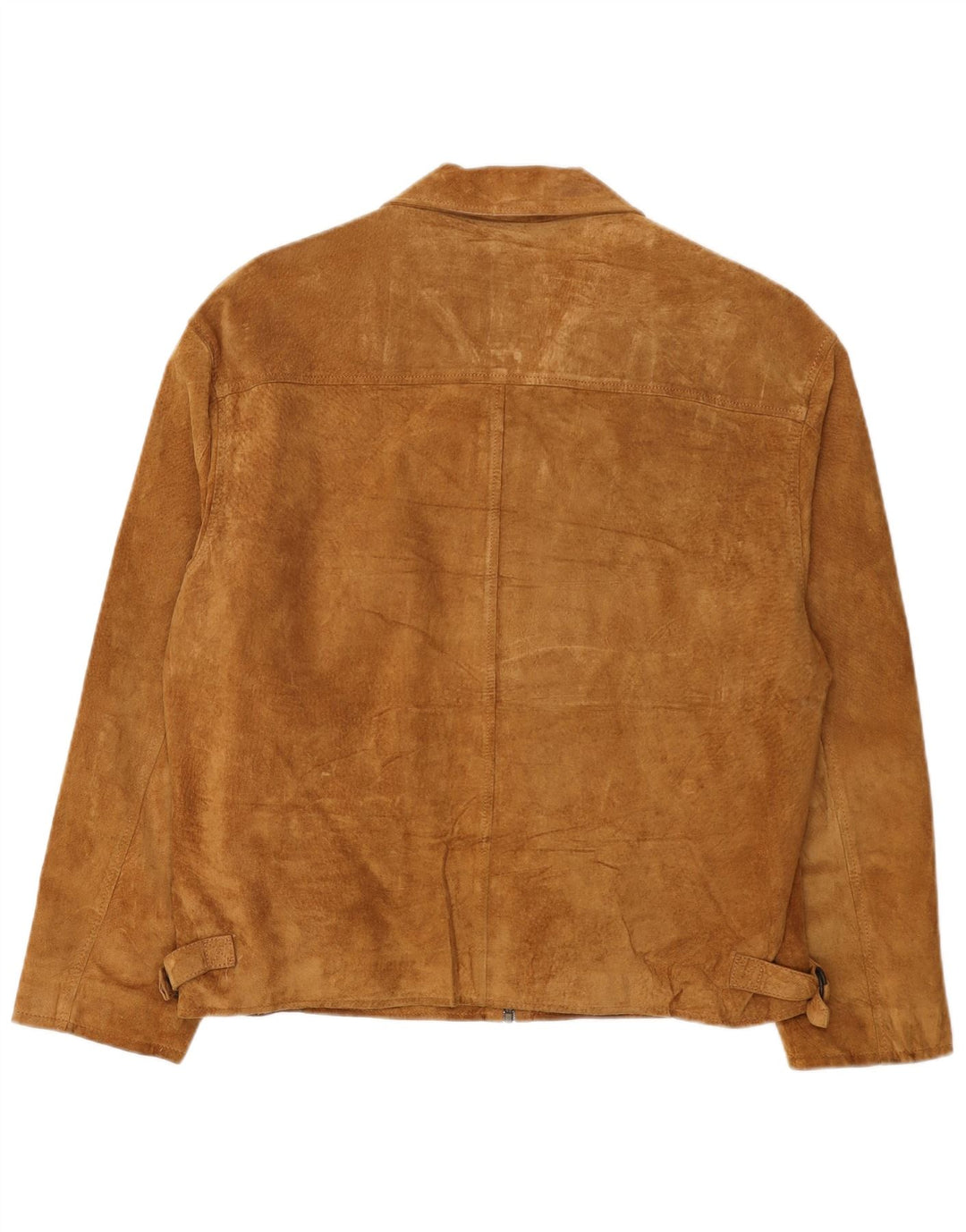 Vintage Ανδρικό Suede Jacket IT 50 Large Beige Leather