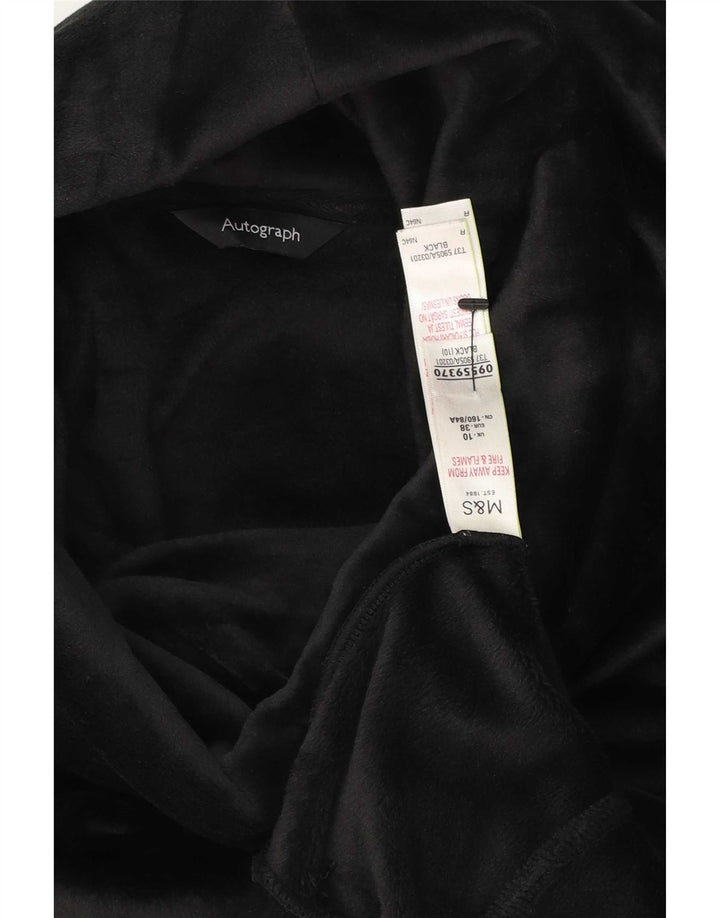 Marks & Spencer Γυναικείο Φούτερ βελούδινο Autograph Jumper UK 10 Small Black
