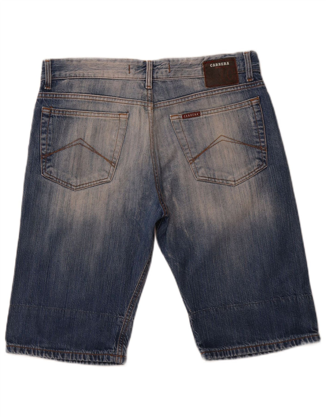 Ανδρικό τζιν σορτς CARRERA ταλαιπωρημένο IT 48 Medium W33 Μπλε βαμβακερό