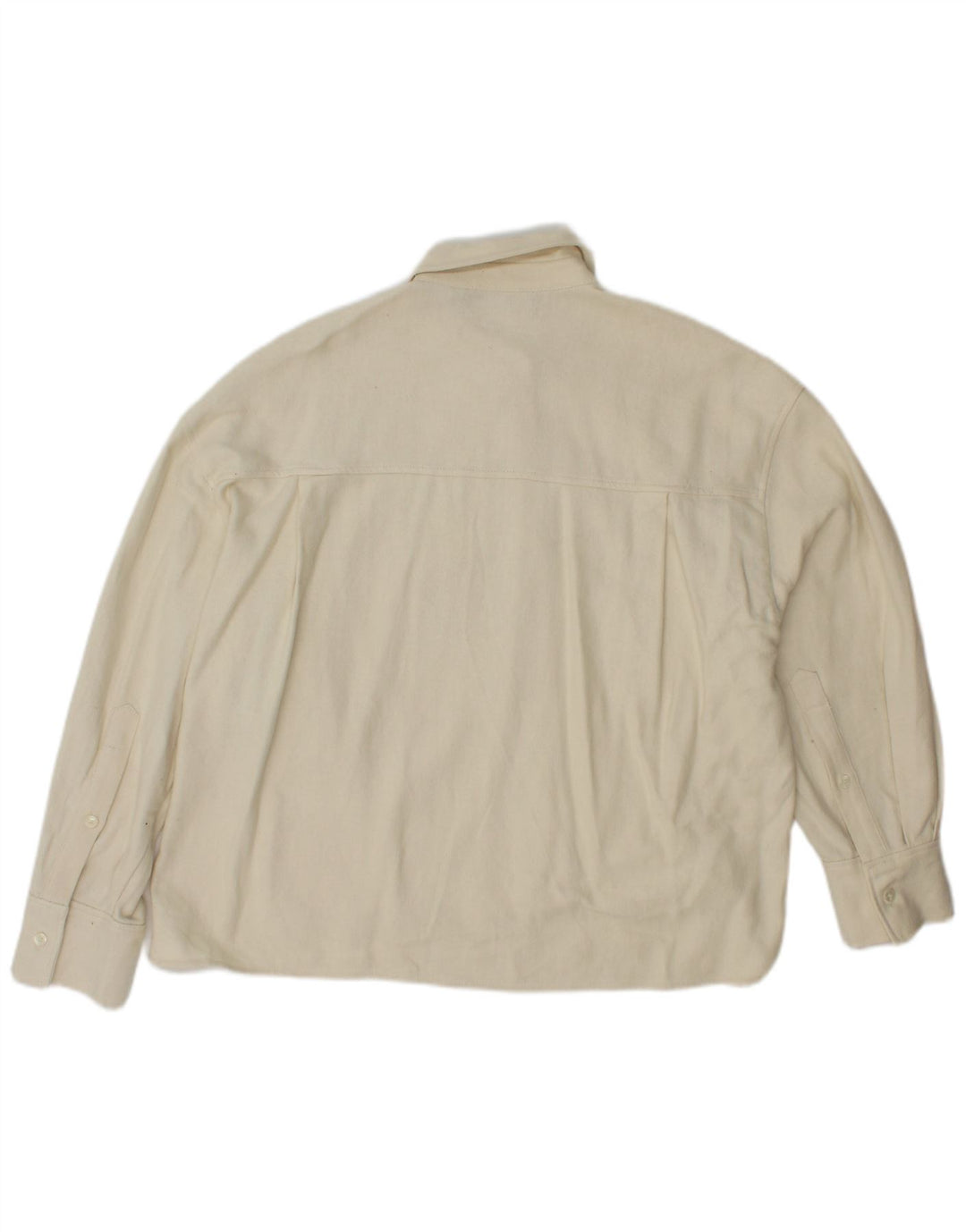 Zara Γυναικείο πουκάμισο Oversized UK 6 XS από λευκό βαμβακερό