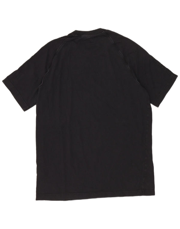 Ανδρικό T-Shirt Adidas Τοπ μεσαίο μαύρο βαμβακερό