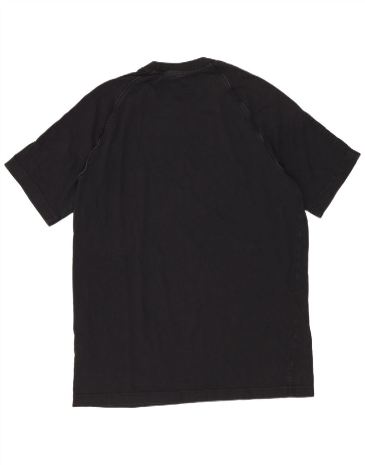 Ανδρικό T-Shirt Adidas Τοπ μεσαίο μαύρο βαμβακερό