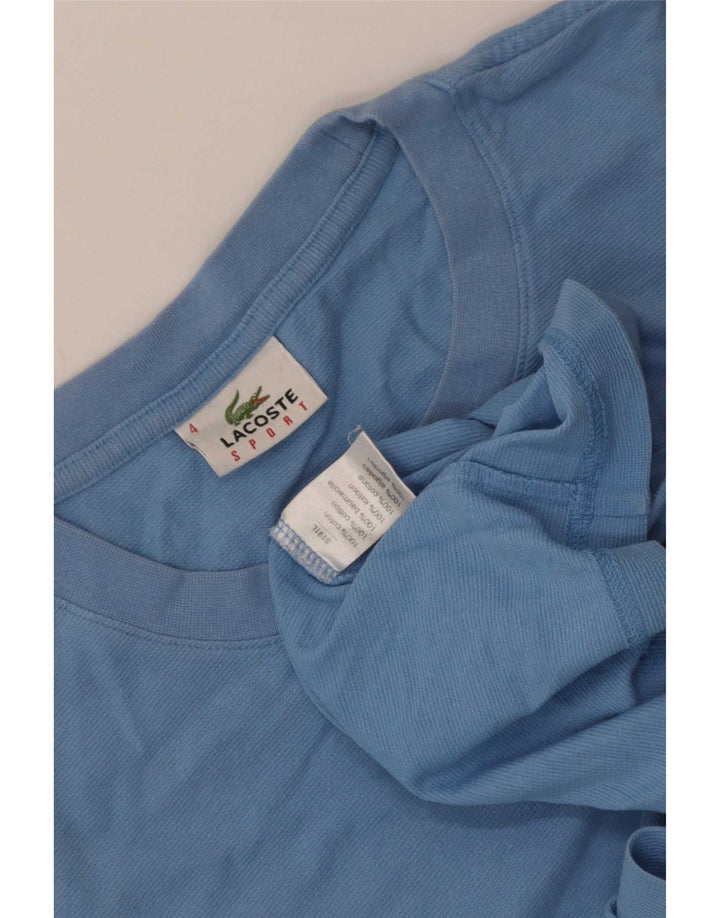 Ανδρικό T-Shirt Lacoste Top Size 4 Μεσαίο Μπλε Βαμβακερό