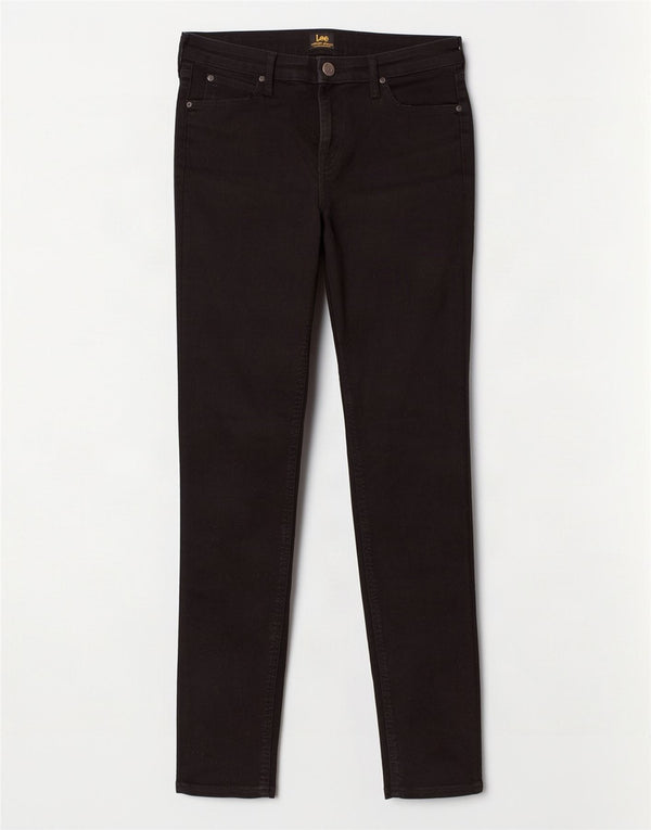 Lee Womens Scarlett Skinny Jeans W30 L33 Μαύρο βαμβακερό