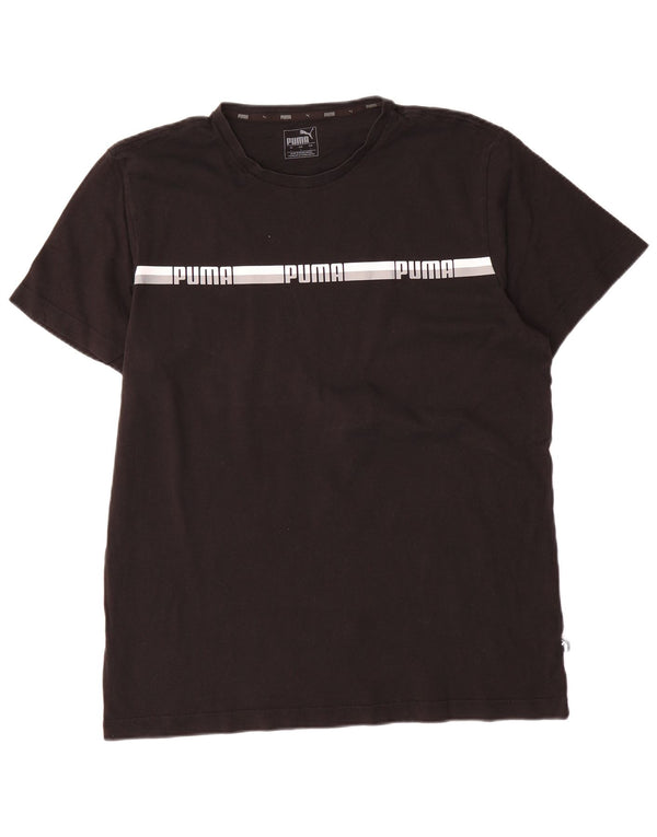 Ανδρικό γραφικό T-Shirt Puma Top Large Μαύρο