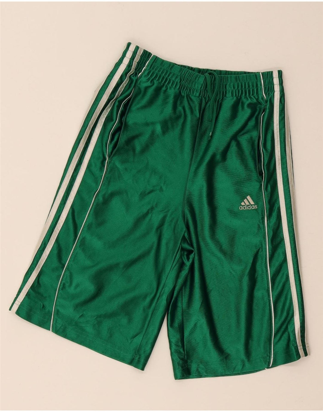 Adidas Boys Sport σορτς 10-11 ετών Μεσαίου πράσινου πολυεστέρα