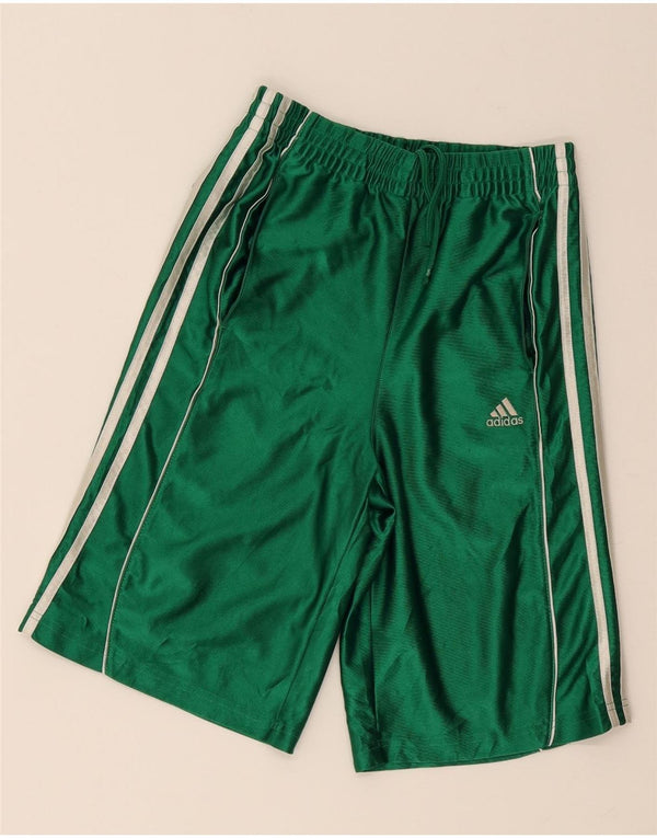 Adidas Boys Sport σορτς 10-11 ετών Μεσαίου πράσινου πολυεστέρα