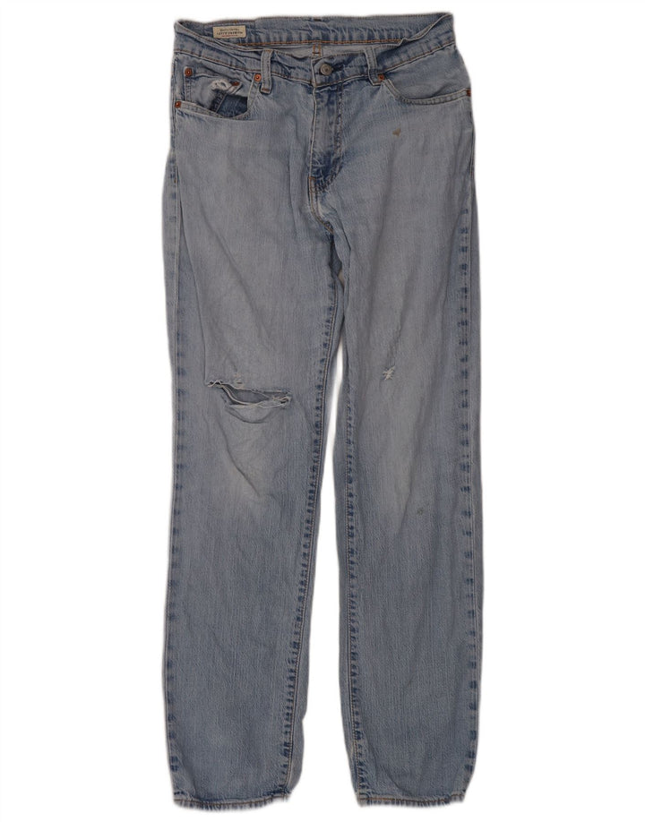 Ανδρικό τζιν Levi's Distressed Straight W32 L32 Μπλε βαμβακερό
