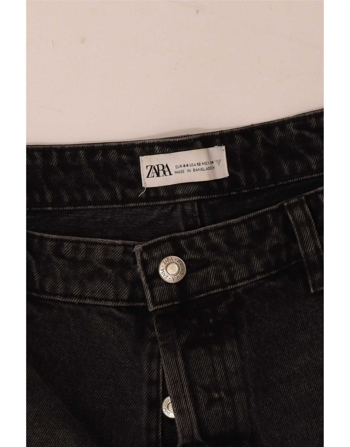 Zara Γυναικείο τζιν σορτς EU 44 XL W34 Μαύρο