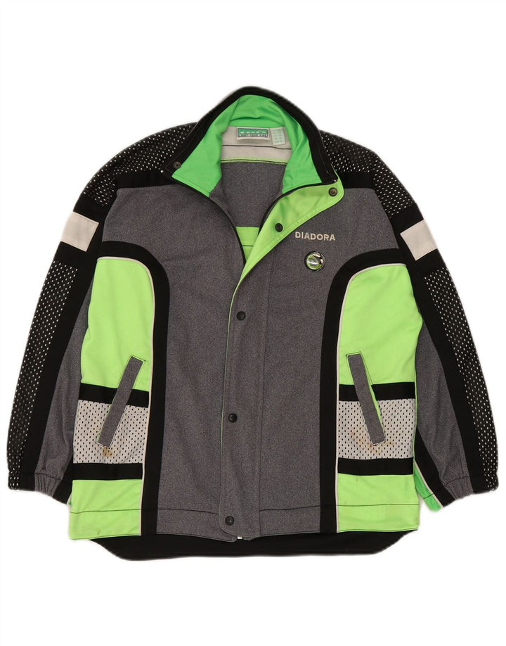 Μπουφάν Diadora Boys αθλητική φόρμα 13-14 ετών Γκρι πολυεστέρας