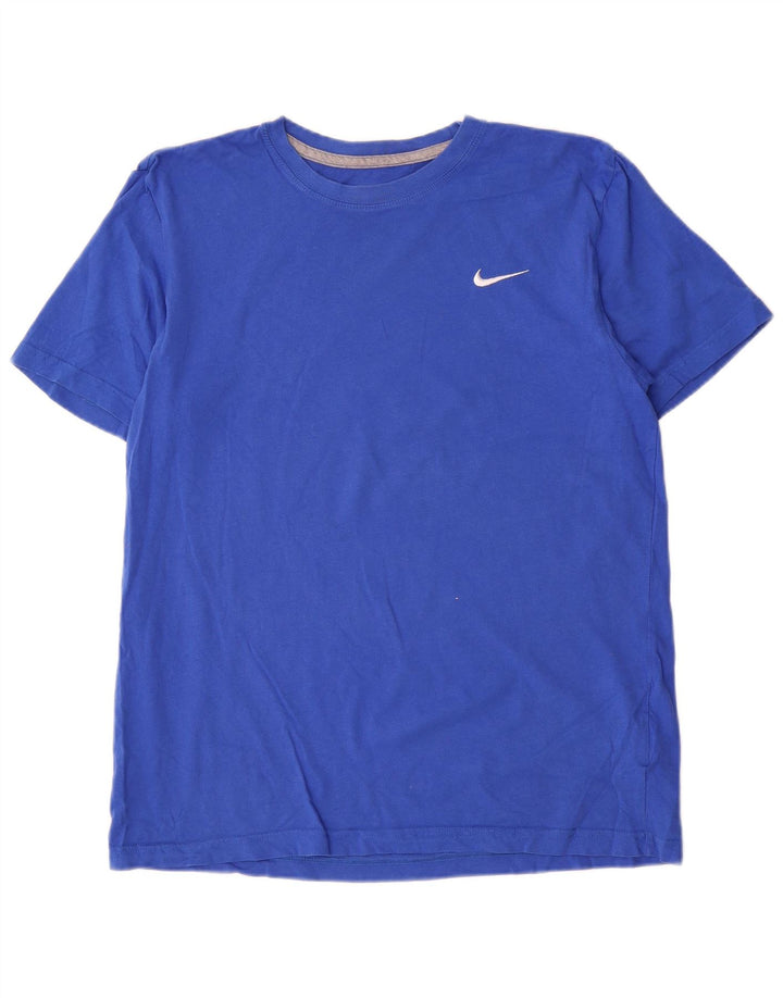 Ανδρικό μπλουζάκι Nike με κανονική εφαρμογή, μεγάλο μπλε βαμβακερό