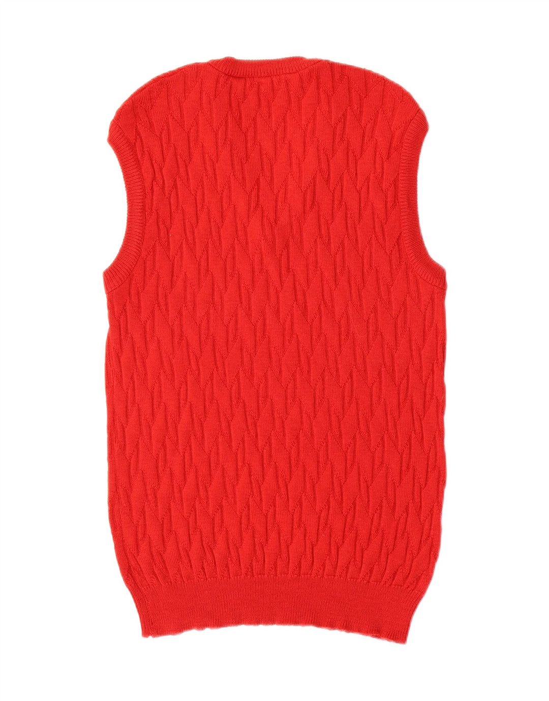 Vintage ανδρικό γιλέκο Tank Top Μικρό κόκκινο μαλλί