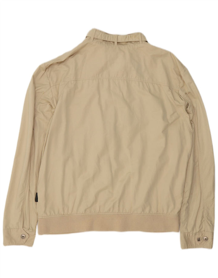 Sergio Tacchini Ανδρικό Bomber Jacket UK 44 2XL Beige Cotton