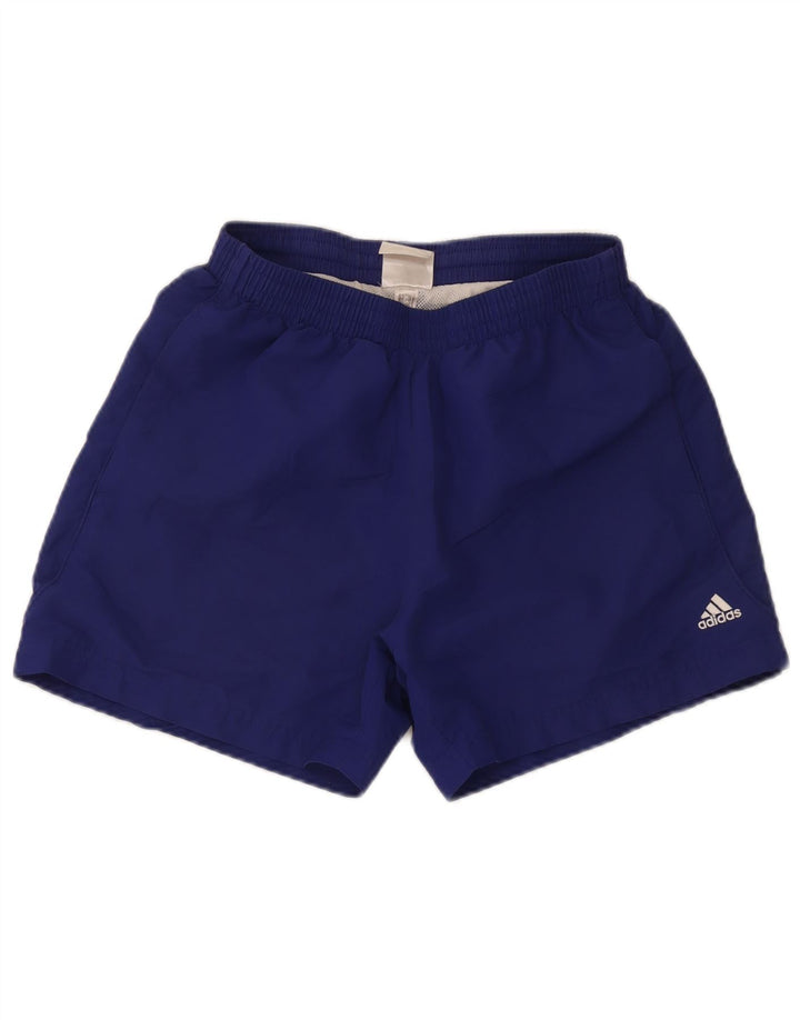Ανδρικό αθλητικό σορτς Adidas από μεσαίο μπλε ναυτικό πολυεστέρα